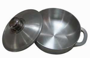 Aluminio caldero con acabado satinado dentro y fuera 20/24/26/30/34/36/ 38/42 cm aluminio caldero - Product Image 5
