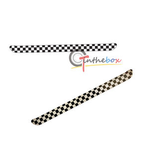 Bandes <span class=keywords><strong>de</strong></span> <span class=keywords><strong>seuil</strong></span> <span class=keywords><strong>de</strong></span> <span class=keywords><strong>porte</strong></span> en acier inoxydable à carreaux pour MINI Cooper F56 - Product Image 2