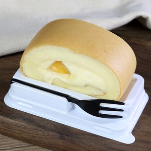Top Bán Bao Bì RPET/PET Dài Trắng Nhỏ Bánh Mì Thực Phẩm Lớp Vỉ Nhựa Hộp Bánh - Product Image 2