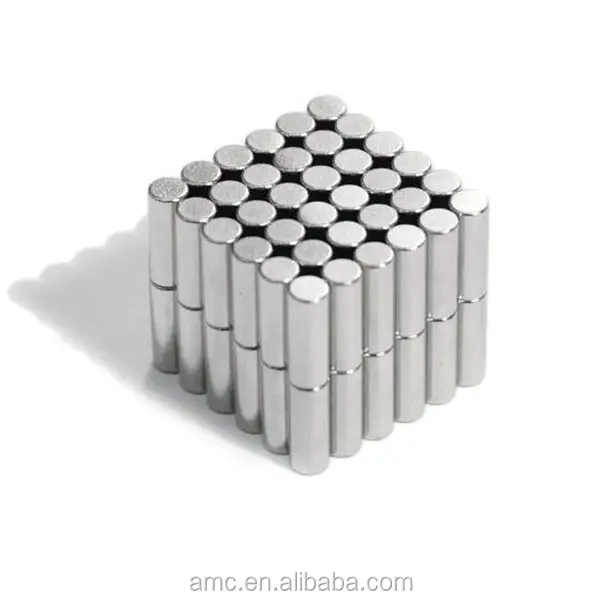 Magneti cilindrici magnetizzati diametralmente magnete n35