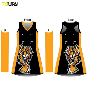 Vestido de netball sexy feminino personalizado,