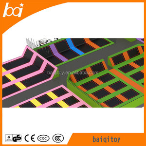 Trampoline parc de gymnastique professionnel, blocs de fosse en mousse colorés et résistant au feu - Product Image 6