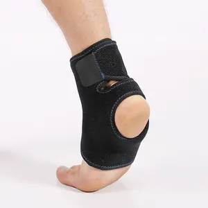 可调节医用开放式脚踝支撑支架3D弹性透气氯丁橡胶运动脚踝包裹止痛