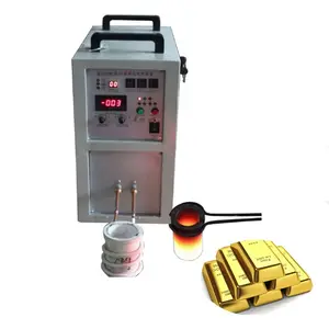 1-4Kg High Performance Sand Gold Bar Mining Process Plant Furnace Melting Gold Machine Cheap Price