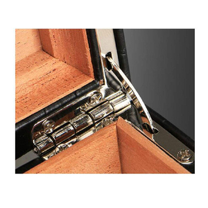 プレミアムCedar WoodシガーボックスBlack <span class=keywords><strong>Crocodile</strong></span> LeatherヒュミドールホルダーギフトボックスCigar加湿器 - Product Image 5