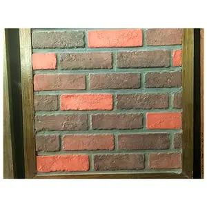 Exterior and interior decorative brick veneer