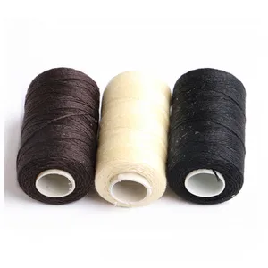 / Sewing Machine Line Small Roll Cotton 3 Pieces/lot Black/brown/blonde 100m-110m Thread for Hair Weaving 100m-110m Long