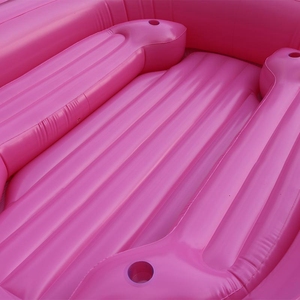 6 Người Lớn Màu Hồng Inflatable Flamingo Pool <span class=keywords><strong>Float</strong></span> Island - Product Image 6