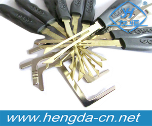 24 unidades selección de la cerradura herramientas gancho set abrelatas de la cerradura herramienta del cerrajero - Product Image 2