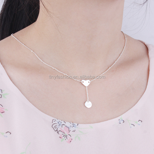 del grano Diseños Únicos Collar de Regalo para Las Muchachas Del Corazón Encanto de la Etiqueta Grabar Inicial - Product Image 5