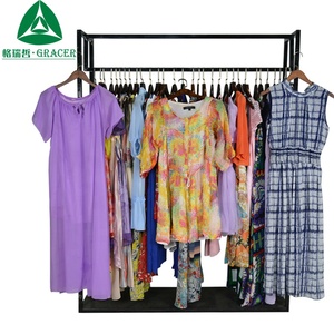 2019 Américain Utilisé Vêtements Casual Vintage Utilisé Robe Gros Vêtements D'occasion Francs - Product Image 1