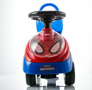 Fabrika fiyat çocuk plastik Scooter araba oyuncak öğrenmek müzik tulumları oyuncaklar ODM tarzı özelleştirme ile örümcek boynuz - Product Image 1