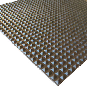 Alfombrilla de goma de vinilo con diseño de pirámide SBR barata para furgonetas, remolques de barcos - Product Image 3