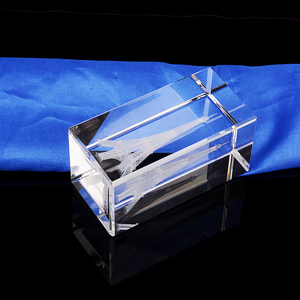 Bán Hot Glass Blocks/Cubes Quà Tặng 3d Laser Khắc <span class=keywords><strong>Eiffel</strong></span> <span class=keywords><strong>Tower</strong></span>/K9 Rõ Ràng Trống Pha Lê 3D Laser Khắc Glass Cube Cho Khắc - Product Image 6