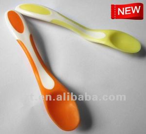 Más nuevo <span class=keywords><strong>punta</strong></span> suave cambio de color sensible al calor bebé cuchara - Product Image 1
