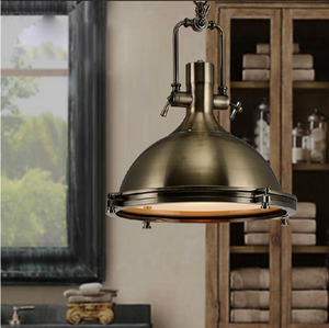 ลอฟท์อุตสาหกรรม Robers สีดำทองเงินโลหะจี้แสง - Product Image 3