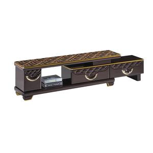 Meuble de télévision simple led de style marocain, support en bois massif, pour extérieur, république française, vintage, mi-année - Product Image 6