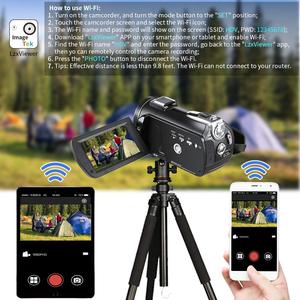 Appareil photo numérique d'enregistrement vidéo <span class=keywords><strong>professionnel</strong></span> AC3 IR Light 4K pour Youtuber - Product Image 6