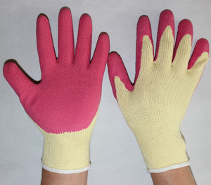 Mais cheap 10g dobra algodao coated industrial latex gloves luvas de seguranca luvas de trabalho - Product Image 2