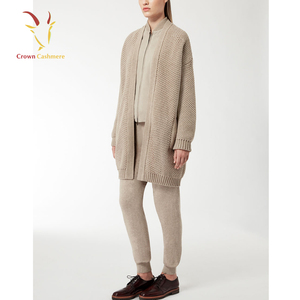 Di spessore Donne Allentate <span class=keywords><strong>Lana</strong></span> Cashmere <span class=keywords><strong>Cardigan</strong></span> - Product Image 1