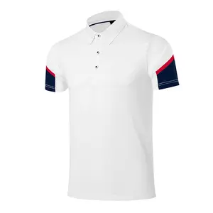 T-shirt personnalisé pour hommes, Polo en Polyester Spandex, Golf, marque chinoise