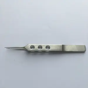 Прямые завязывающие щипцы, одноразовые офтальмологические хирургические инструменты из нержавеющей стали