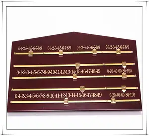 Snooker or Billiard Manual Wooden Score Board