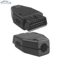 Herramienta de diagnóstico de coche, enchufe OBD de 16 Pines, conector OBD2, adaptador macho, conectores J1962
