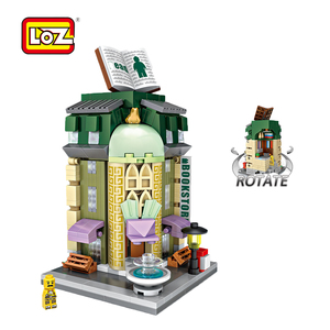 Mini inteligente bloques Loz City Street Creator bloques de juguete <span class=keywords><strong>libro</strong></span> strore modelo de construcción de juguete ladrillo - Product Image 1