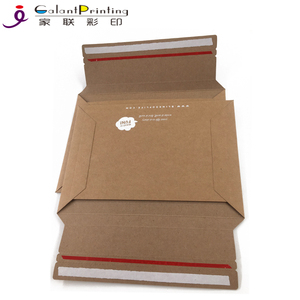 Carton rigide en kraft biodégradable, imprimé sur mesure, logo blanc au <span class=keywords><strong>dos</strong></span>, vente en gros, écologique, <span class=keywords><strong>enveloppe</strong></span> A3 - Product Image 5