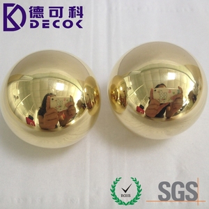 Bola de latón personalizada de fábrica con agujero perforado Sólido 12mm 12,7mm 15mm 15.875mm Bolas de latón con medio agujero pasante Estándar ANSI - Product Image 3