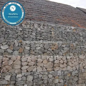 광주 공장 PVC 아연 도금 옹벽 gabion spillway 돌 벽 토목 공학