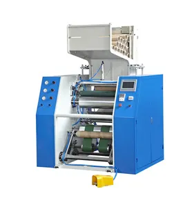 high speed auto Multi function food roll to roll stretch film rewinding machine