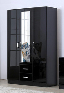Vendita calda personalizzato di alta qualità 3 ante 2 cassetti <span class=keywords><strong>armadio</strong></span> di Design con <span class=keywords><strong>specchio</strong></span> per soggiorno appartamento - Product Image 5