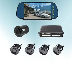 車のモニタータイプとDC12V電圧バックミラーバックアップカメラ