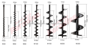 Chevelure de <span class=keywords><strong>terre</strong></span> 45-52cc 44F-5, perceuse à ap02, résistante, avec lame métallique de 150mm - Product Image 3