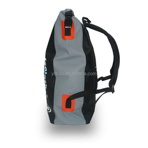 Sac à dos unisexe en bâche imperméable 40L Sac sec pliable Doublure en coton PVC Poignée durable Logo Caractère Motif Voyage en plein air - Product Image 2