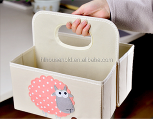 Đa chức năng phim hoạt hình dễ thương có thể gập lại hộp lưu trữ tã tổ chức bàn tổ chức - Product Image 6