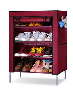 Étagère à chaussures à 5 niveaux, 20 paires, organisateur de chaussures en <span class=keywords><strong>tissu</strong></span> non tissé, <span class=keywords><strong>armoire</strong></span> - Product Image 4