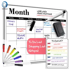 Calendario magnético <span class=keywords><strong>de</strong></span> borrado en seco <span class=keywords><strong>de</strong></span> flamenco rosa, para <span class=keywords><strong>nevera</strong></span>, 5,8 P-10A1 - Product Image 1