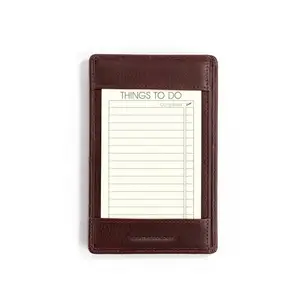 Tùy chỉnh PU đơn chủ lưu ý Jotter da Memo pad với từ