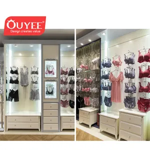 Toko Lingerie Pakaian Dalam Toko Seks, Rak Pajangan Bra Desain Interior, Pakaian Dalam