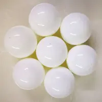 50 Mm 60 Mm 70 Mm Putih Plastik Berongga Bola Dapat Dibuka Kapsul Bola untuk Lottery Draw