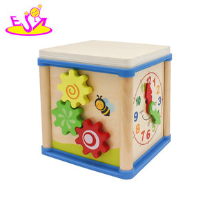 Nouvelle arrivée 5 dans 1 multi-fonction jouets en bois <span class=keywords><strong>poste</strong></span> d'activités pour enfants W11B201 - Product Image 4
