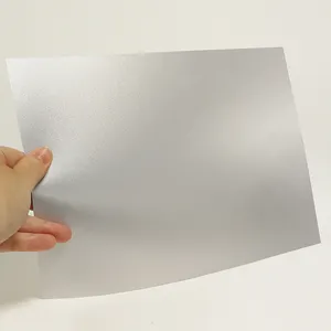 300 микрон серебряное ламинирование жесткий пластиковый ПВХ лист резка