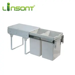 Linsont cassetto pull out tipo armadi da cucina in plastica dei rifiuti bin