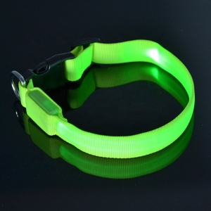 Groothandel Hondenhalsbandonderdelen, Nylon Trainingshalsband Voor Huisdieren, Gloed In Donker Hondenontwerp Duitsland Hondenhalsband - Product Image 4