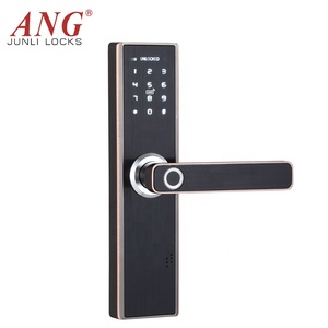Apartamento casa Hotel WIFI bluetooth control de <span class=keywords><strong>Google</strong></span> y tuya app de huella digital cerradura de la puerta digital con cámara - Product Image 4