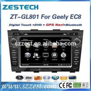 Zestech üretici ce/fcc/rohs sertifika ve 8 inç 2 din araba dvd oynatıcı geely Emgrand EC8