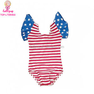 Commercio all'ingrosso di Colore Solido del Bambino Delle Ragazze Ginnastica Body Unitard Costume di Balletto Del Capretto Del Cotone Svolazzano Manica Body Per La Danza di Usura - Product Image 2